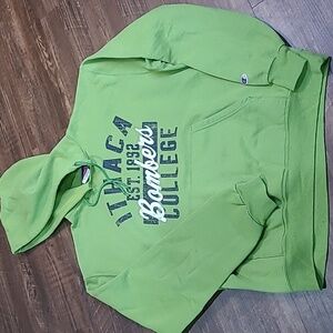 Champion Green Ithaca College Hoodie